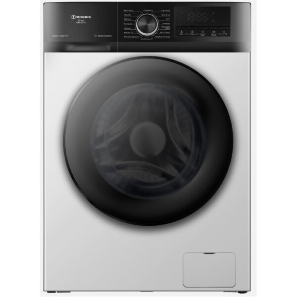 Πλυντήριο Ρούχων Εμπρόσθιας Φόρτωσης MORRIS 10kg με Τεχνολογία Ατμού 1400 Στροφών BLDC Inverter Motor WIW-10141