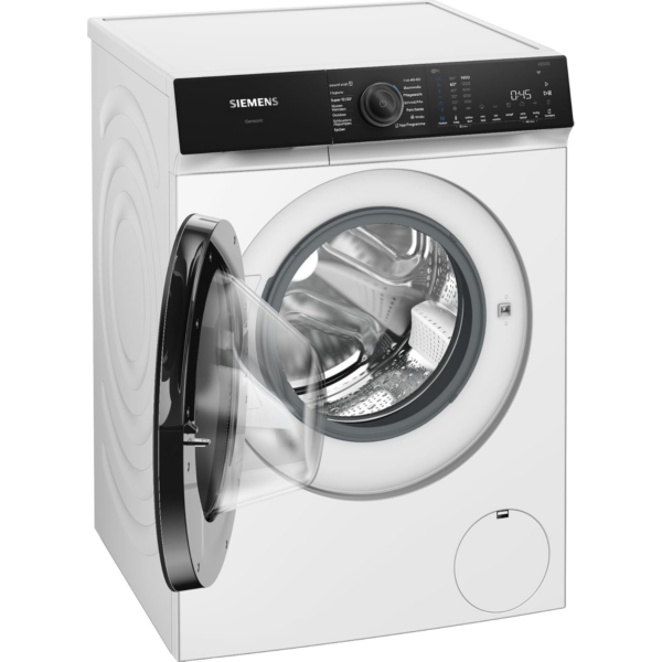 Πλυντήριο Ρούχων Εμπρόσθιας Φόρτωσης SIEMENS iQ500 9kg 1400 σ. Λευκό/Μαύρο WG44H2MECO