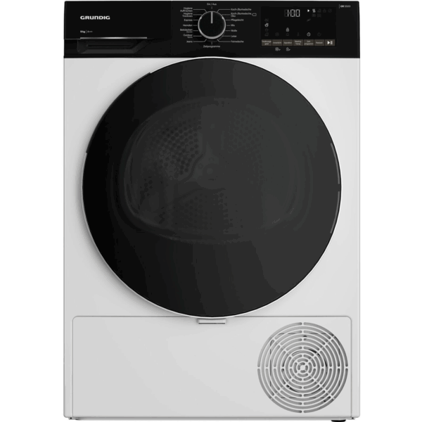 GRUNDIG Στεγνωτήριο 9kg GentleWave Xpress Super Short Dryier A+++ με Αντλία Θερμότητας GT55924F14