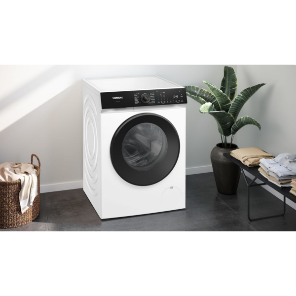 Πλυντήριο Ρούχων Εμπρόσθιας Φόρτωσης SIEMENS iQ500 9kg 1400 σ. Λευκό/Μαύρο WG44H2MECO