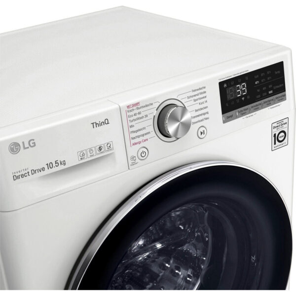 Πλυντήριο Ρούχων Εμπρόσθιας Φόρτωσης LG 11kg 1400 Στροφών Τεχνολογία ατμού F4WR7012