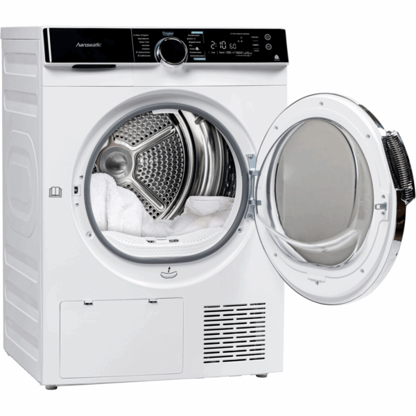 HANSEATIC Στεγνωτήριο 8kg DryerDrum CleaningWave A+++ με Αντλία Θερμότητας HWTK8A3GT