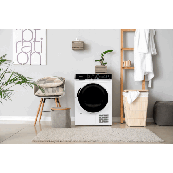 HANSEATIC Στεγνωτήριο 8kg DryerDrum CleaningWave A+++ με Αντλία Θερμότητας HWTK8A3GT