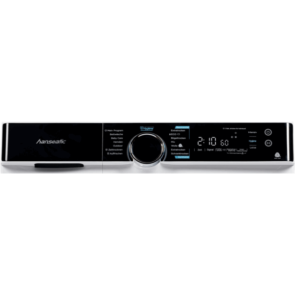 HANSEATIC Στεγνωτήριο 8kg DryerDrum CleaningWave A+++ με Αντλία Θερμότητας HWTK8A3GT