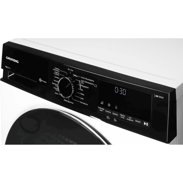 GRUNDIG Στεγνωτήριο 9kg GentleWave Xpress Super Short Dryier A+++ με Αντλία Θερμότητας GT55924F14