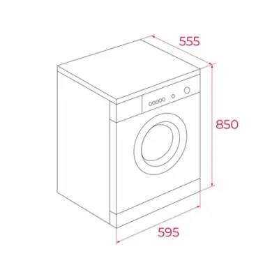 TEKA Στεγνωτήριο 9kg ECO mode A+++ με Αντλία Θερμότητας WMK 40940 WH