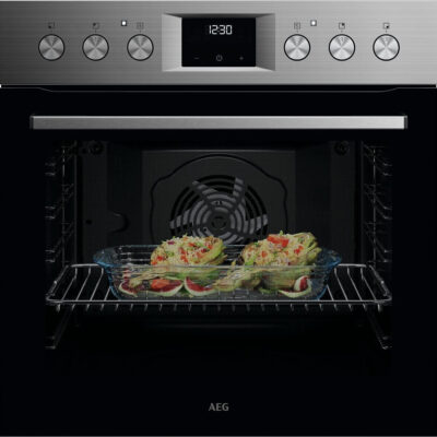 Σετ Εντοιχιζόμενος Φούρνος AEG OU5AE20SM 5000 SurroundCook® +συμπεριλαμβανομένης της εστίας AEG HE604062XB