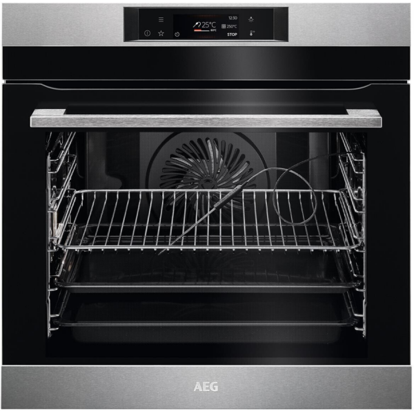 Eντοιχιζόμενος φούρνος AEG BPK742280M 8000 Υποβοηθούμενο μαγείρεμα / Εντοιχιζόμενος φούρνος / Πυρολυτικός αυτοκαθαρισμός